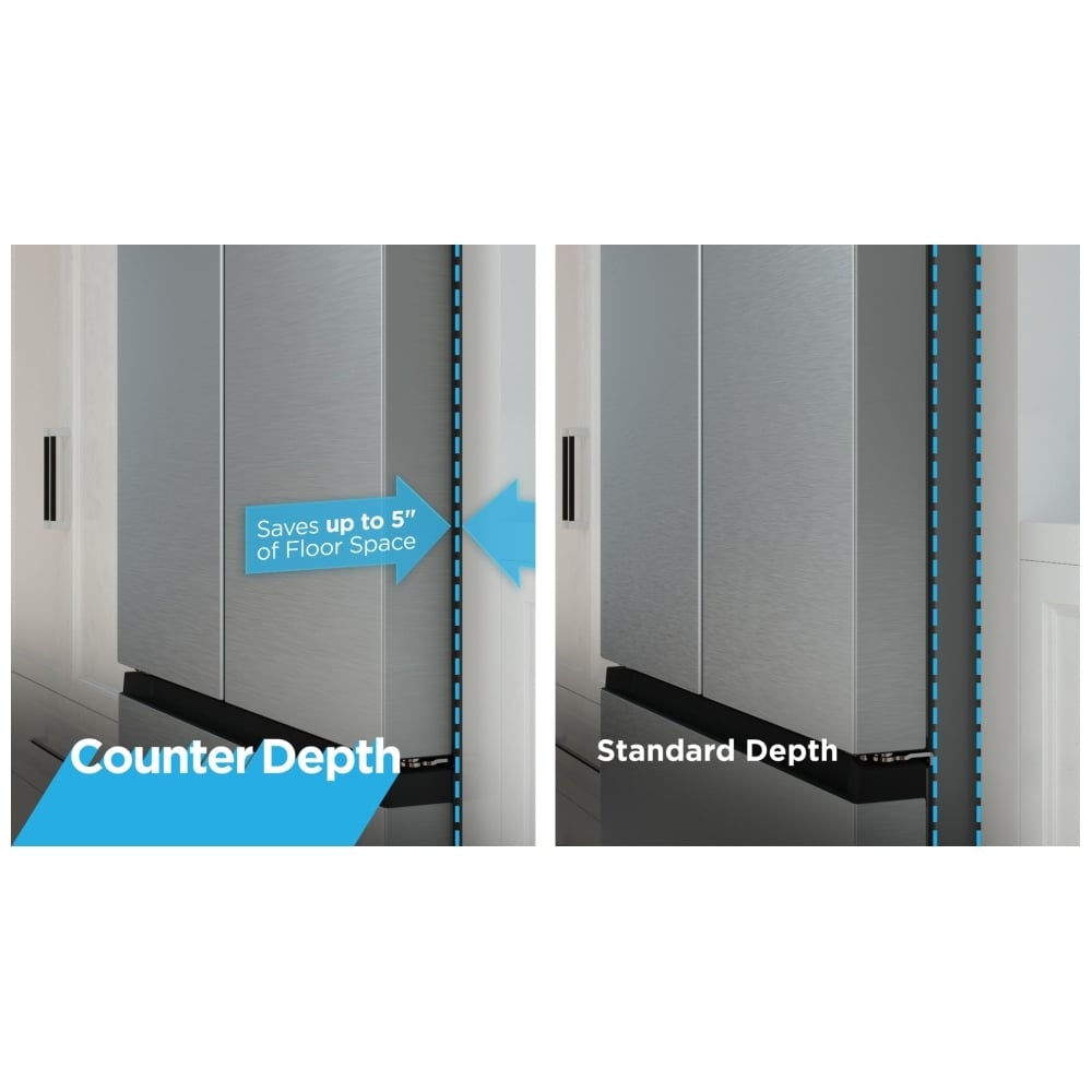 Midea MRF27I6BST French Door Refrigerator - 27 Cu. Ft. Stainless Steel