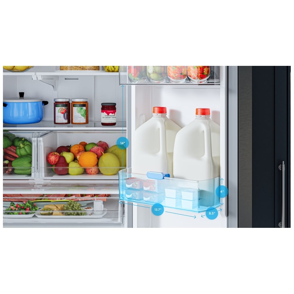 Midea MRF27I6BST French Door Refrigerator - 27 Cu. Ft. Stainless Steel