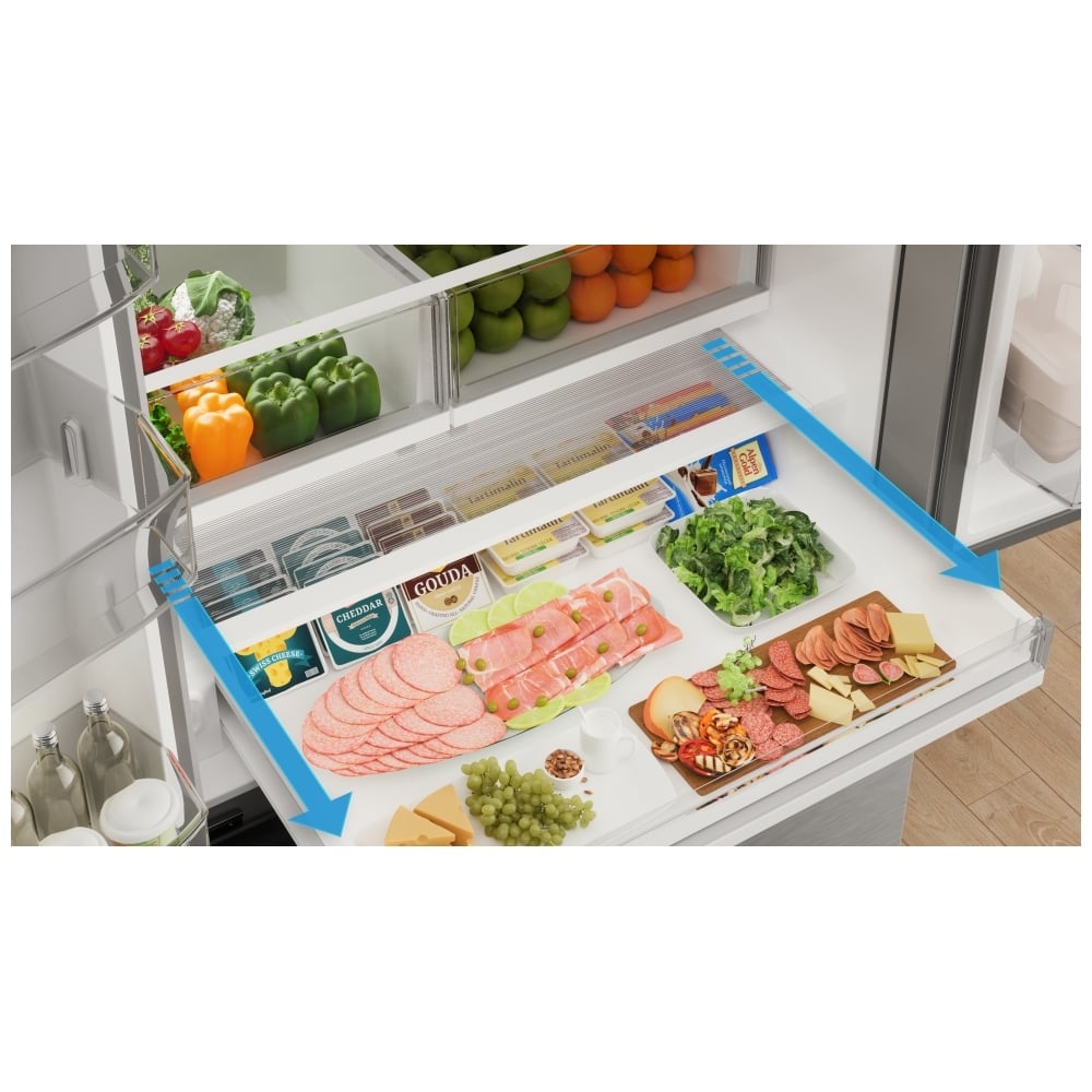 Midea MRF27I6BST French Door Refrigerator - 27 Cu. Ft. Stainless Steel