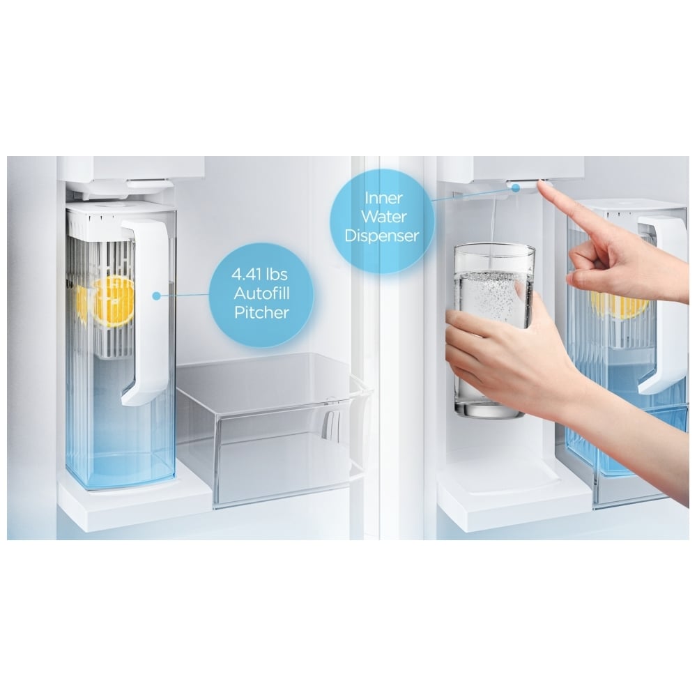 Midea MRF27I6BST French Door Refrigerator - 27 Cu. Ft. Stainless Steel