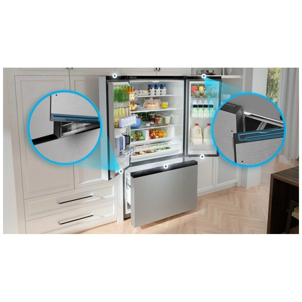 Midea MRF27I6BST French Door Refrigerator - 27 Cu. Ft. Stainless Steel