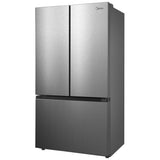 Midea MRF27I6BST Counter Depth French Door Refrigerator, 36 inch Width, 26.5 cu. ft. Capacity, Counter Depth, Water Dispenser (Interior), Ice Dispenser (Freezer Located), ENERGY STAR Certified, Stainless Steel colour