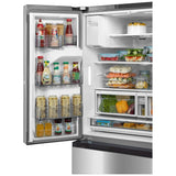 Midea MRF29D2AST French Door Refrigerator, 36 inch Width, 29.25 cu. ft. Capacity, Water Dispenser (Exterior), Ice Dispenser (Thru Door), ENERGY STAR Certified, Stainless Steel colour