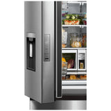 Midea MRF29D2AST French Door Refrigerator, 36 inch Width, 29.25 cu. ft. Capacity, Water Dispenser (Exterior), Ice Dispenser (Thru Door), ENERGY STAR Certified, Stainless Steel colour