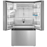 Midea MRF29D2AST French Door Refrigerator, 36 inch Width, 29.25 cu. ft. Capacity, Water Dispenser (Exterior), Ice Dispenser (Thru Door), ENERGY STAR Certified, Stainless Steel colour
