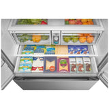 Midea MRF29D9BST French Door Refrigerator, 36 inch Width, 28.9 cu. ft. Capacity, Water Dispenser (Exterior), Ice Dispenser (Thru Door), ENERGY STAR Certified, Stainless Steel colour