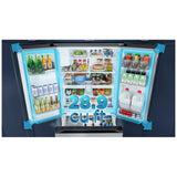 Midea MRF29D9BST French Door Refrigerator, 36 inch Width, 28.9 cu. ft. Capacity, Water Dispenser (Exterior), Ice Dispenser (Thru Door), ENERGY STAR Certified, Stainless Steel colour