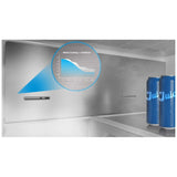 Midea MRF29D9BST French Door Refrigerator, 36 inch Width, 28.9 cu. ft. Capacity, Water Dispenser (Exterior), Ice Dispenser (Thru Door), ENERGY STAR Certified, Stainless Steel colour