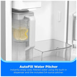 Midea MRF32I6BST French Door Refrigerator, 36 inch Width, 31.5 cu. ft. Capacity, Water Dispenser (Interior), Ice Dispenser (Freezer Located), ENERGY STAR Certified, Stainless Steel colour