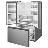 Midea MRF32I6BST French Door Refrigerator, 36 inch Width, 31.5 cu. ft. Capacity, Water Dispenser (Interior), Ice Dispenser (Freezer Located), ENERGY STAR Certified, Stainless Steel colour