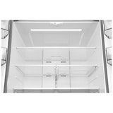 Midea MRF32I6BST French Door Refrigerator, 36 inch Width, 31.5 cu. ft. Capacity, Water Dispenser (Interior), Ice Dispenser (Freezer Located), ENERGY STAR Certified, Stainless Steel colour