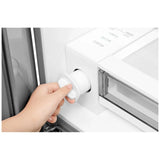 Midea MRF32I6BST French Door Refrigerator, 36 inch Width, 31.5 cu. ft. Capacity, Water Dispenser (Interior), Ice Dispenser (Freezer Located), ENERGY STAR Certified, Stainless Steel colour