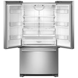 Maytag MRFF4136RZ French Door Refrigerator, 36 inch Width, 25.2 cu. ft. Capacity, Ice Dispenser (Freezer Located), ENERGY STAR Certified, Stainless Steel colour