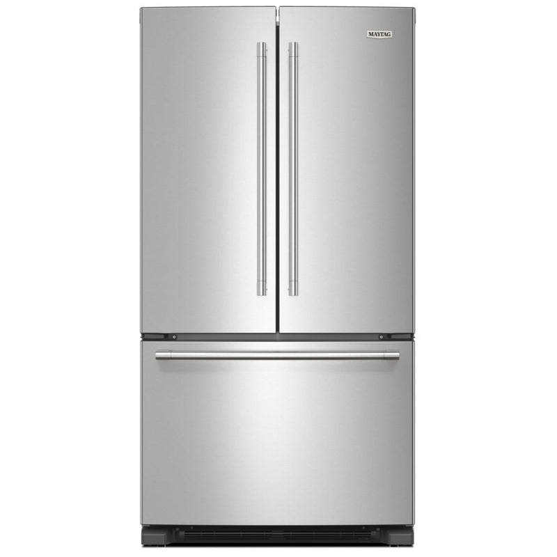 Maytag MRFF4236RZ French Door Refrigerator, 36 inch Width, 25.2 cu. ft. Capacity, Water Dispenser (Interior), Ice Dispenser (Freezer Located), ENERGY STAR Certified, Stainless Steel colour