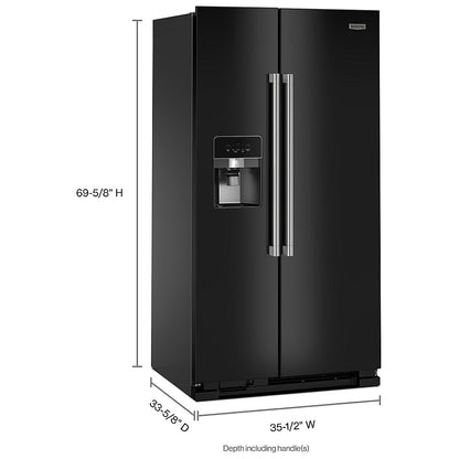 Maytag MRSF4036PB Side by Side Refrigerator