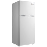 Midea MRT12B2AWW Top Freezer Refrigerator, 24 inch Width, 11.5 cu. ft. Capacity, Optional Ice Maker (Special Order), Counter Depth, White colour