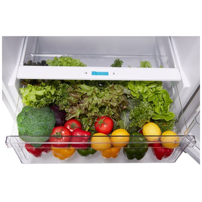 Midea MRT14D2BWW Top Freezer Refrigerator