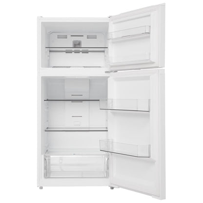 Midea MRT14D2BWW Top Freezer Refrigerator