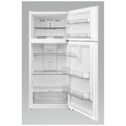 Midea MRT16D2BWW Top Freezer Refrigerator