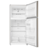 Midea MRT18D3BST Top Freezer Refrigerator, 30 inch Width, 18 cu. ft. Capacity, Optional Ice Maker (Special Order), ENERGY STAR Certified, Stainless Steel colour
