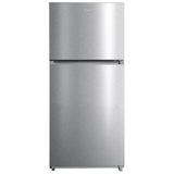 Midea MRT18D3BST Top Freezer Refrigerator, 30 inch Width, 18 cu. ft. Capacity, Optional Ice Maker (Special Order), ENERGY STAR Certified, Stainless Steel colour