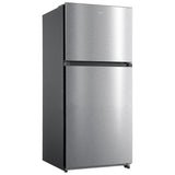 Midea MRT18D3BST Top Freezer Refrigerator, 30 inch Width, 18 cu. ft. Capacity, Optional Ice Maker (Special Order), ENERGY STAR Certified, Stainless Steel colour