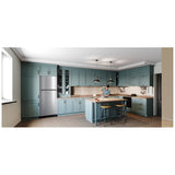 Midea MRT18D3BST Top Freezer Refrigerator, 30 inch Width, 18 cu. ft. Capacity, Optional Ice Maker (Special Order), ENERGY STAR Certified, Stainless Steel colour