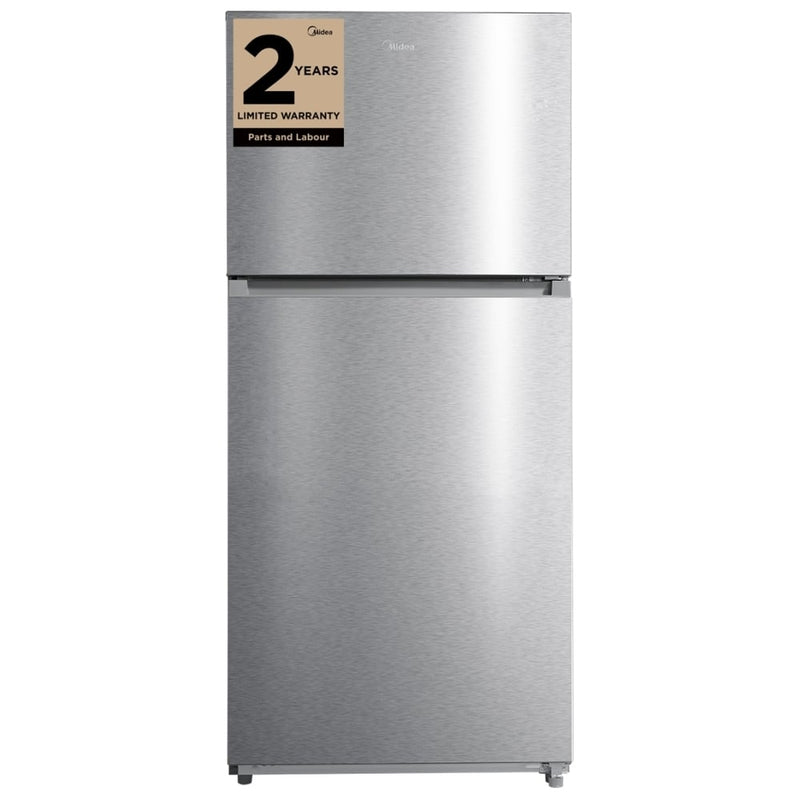 Midea MRT18D3BST Top Freezer Refrigerator, 30 inch Width, 18 cu. ft. Capacity, Optional Ice Maker (Special Order), ENERGY STAR Certified, Stainless Steel colour