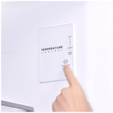 Midea MRT18D3BST Top Freezer Refrigerator, 30 inch Width, 18 cu. ft. Capacity, Optional Ice Maker (Special Order), ENERGY STAR Certified, Stainless Steel colour