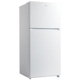 Midea MRT18D3BWW Top Freezer Refrigerator, 30 inch Width, 18 cu. ft. Capacity, Optional Ice Maker (Special Order), ENERGY STAR Certified, White colour