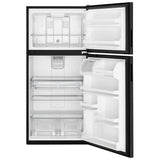 Maytag MRT311FFFE Top Freezer Refrigerator, 33 inch Width, 20.5 cu. ft. Capacity, Black colour