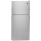 Maytag MRT311FFFZ Top Freezer Refrigerator, 33 inch Width, 20.5 cu. ft. Capacity, Stainless Steel colour