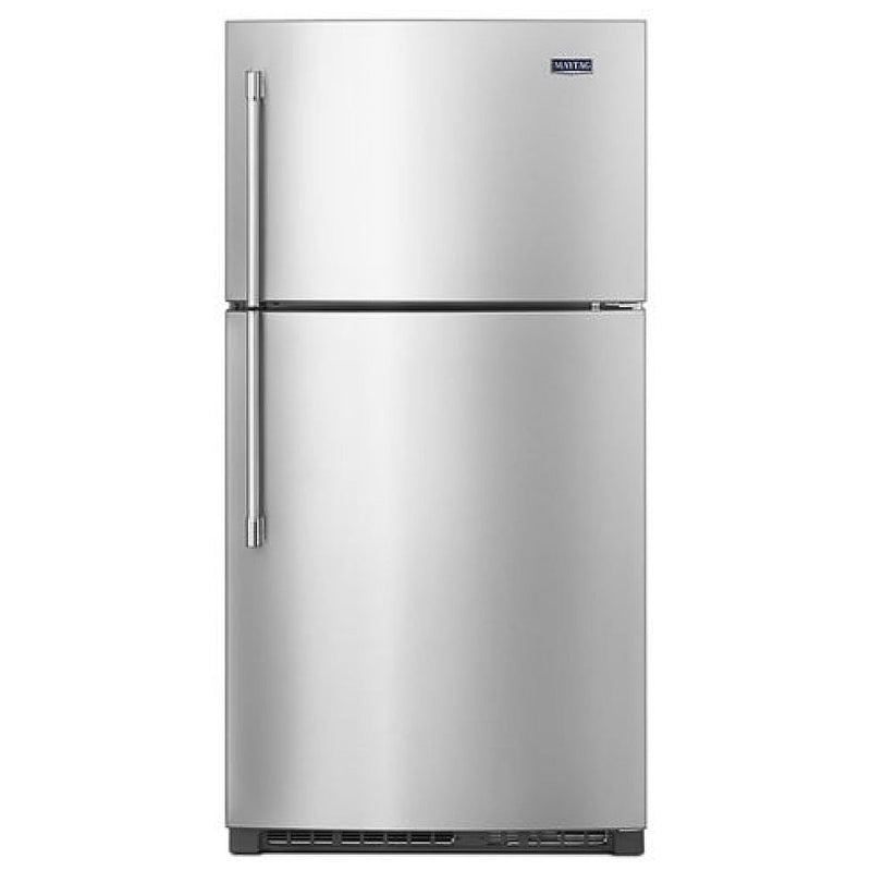Maytag MRT711SMFZ Top Freezer Refrigerator, 33 inch Width, 21.24 cu. ft. Capacity, Ice Dispenser (Freezer Located), Stainless Steel colour