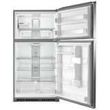 Maytag MRT711SMFZ Top Freezer Refrigerator, 33 inch Width, 21.24 cu. ft. Capacity, Ice Dispenser (Freezer Located), Stainless Steel colour