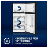 Maytag MRTX5119SB Top Freezer Refrigerator, 30 inch Width, 19 cu. ft. Capacity, Optional Ice Maker (Special Order), Black colour