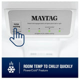 Maytag MRTX5119SW Top Freezer Refrigerator, 30 inch Width, 19 cu. ft. Capacity, Optional Ice Maker (Special Order), White colour