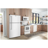 Maytag MRTX5119SW Top Freezer Refrigerator, 30 inch Width, 19 cu. ft. Capacity, Optional Ice Maker (Special Order), White colour