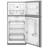 Maytag MRTX5119SZ Top Freezer Refrigerator, 30 inch Width, 19 cu. ft. Capacity, Optional Ice Maker (Special Order), Fingerprint-Resistant Stainless Finish colour
