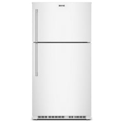 Maytag MRTX5121TW Top Freezer Refrigerator, 33 inch Width, 21 cu. ft. Capacity, Optional Ice Maker (Special Order), White colour, FreshLock™ crisper