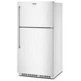 Maytag MRTX5121TW Top Freezer Refrigerator, 33 inch Width, 21 cu. ft. Capacity, Optional Ice Maker (Special Order), White colour, FreshLock™ crisper