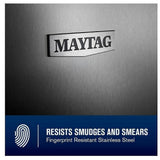 Maytag MRTX5121TZ Top Freezer Refrigerator, 33 inch Width, 21 cu. ft. Capacity, Optional Ice Maker (Special Order), Stainless Steel colour, EvenAir™ Cooling System, PowerCold® Feature, BrightSeries™ LED, FreshLock™ crisper
