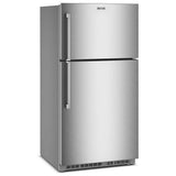 Maytag MRTX5121TZ Top Freezer Refrigerator, 33 inch Width, 21 cu. ft. Capacity, Optional Ice Maker (Special Order), Stainless Steel colour, EvenAir™ Cooling System, PowerCold® Feature, BrightSeries™ LED, FreshLock™ crisper