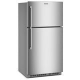 Maytag MRTX7621TZ Top Freezer Refrigerator, 33 inch Width, 21 cu. ft. Capacity, Ice Dispenser (Freezer Located), ENERGY STAR Certified, Stainless Steel colour, EvenAir™ Cooling System, PowerCold® Feature, BrightSeries™ LED, FreshLock™ crisper