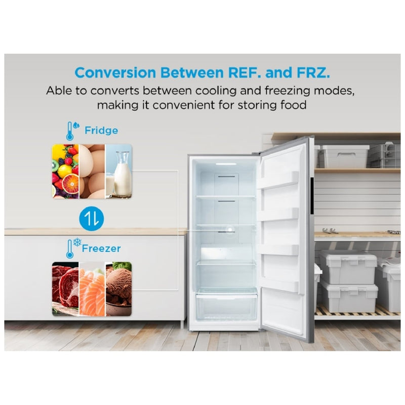 Midea MRU14B2ASL Upright Freezer, 28 inch Width