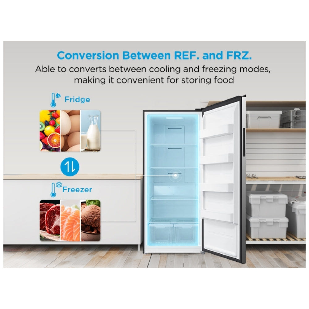 Midea MRU17B2ASL Upright Freezer