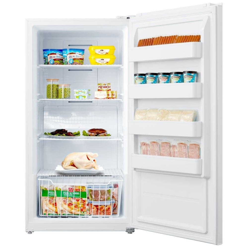 Midea MRU17B2AWW Upright Freezer | 17 Cu. Ft. Capacity, Frost-Free, White