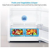 Midea MRU21F6AWW Upright Freezer, 30 inch Width, 21.0 cu. ft. Capacity, Frost Free, ENERGY STAR Certified, Reversible Door, Interior Light (Freezer), Convertible Fridge/Freezer, White colour