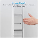 Midea MRU21F6AWW Upright Freezer, 30 inch Width, 21.0 cu. ft. Capacity, Frost Free, ENERGY STAR Certified, Reversible Door, Interior Light (Freezer), Convertible Fridge/Freezer, White colour