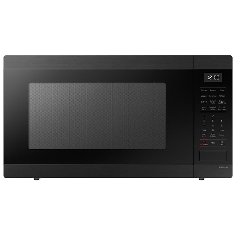 Samsung MS19DG8500MTAC Countertop Built In Microwave, 24 inch Exterior Width, 1.9 cu. ft. Capacity, 900 W Watts, Matte Black Steel colour