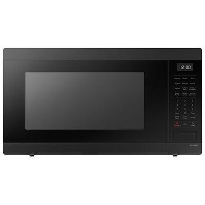 Samsung MS19DG8500MTAC Countertop Built In Microwave, 24 inch Exterior Width, 1.9 cu. ft. Capacity, 900 W Watts, Matte Black Steel colour
